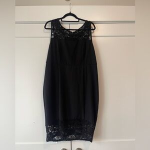 Torrid Black High Low Lace Dress